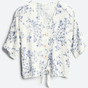 🆕 Luq Floral| Tie Front| Button Down| Stitch Fix Top